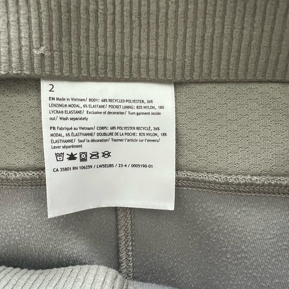 Lululemon Brushed Softstreme Zipped Flare Pants - Picture 2 of 4